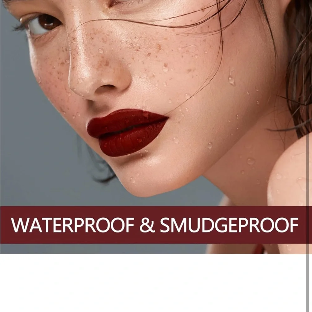 MAKI YIKA Brown Red Color Stay Long Lasting Matte Liquid Lipstick|‎ Party Go!
